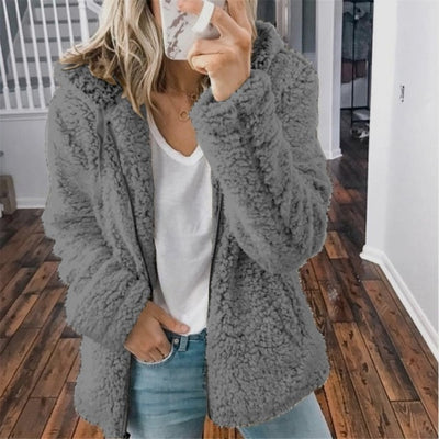 Hooded Fashion Cardigan Long-sleeved Loose Thin Coat